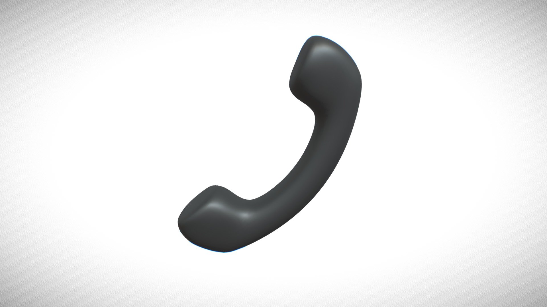 Telephone Receiver (3D Icon)