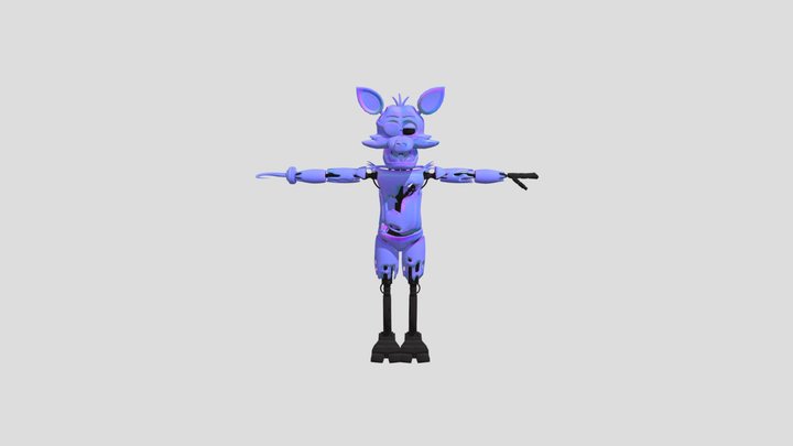 frosted foxy from fnaf ar 3D Model