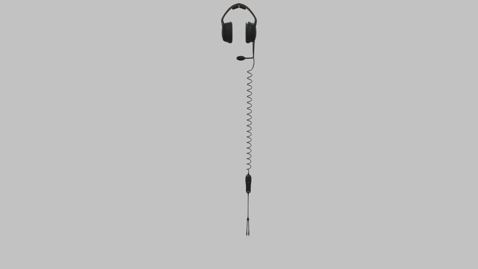 3D model Headphone - This is a 3D model of the Headphone. The 3D model is about rectangle.