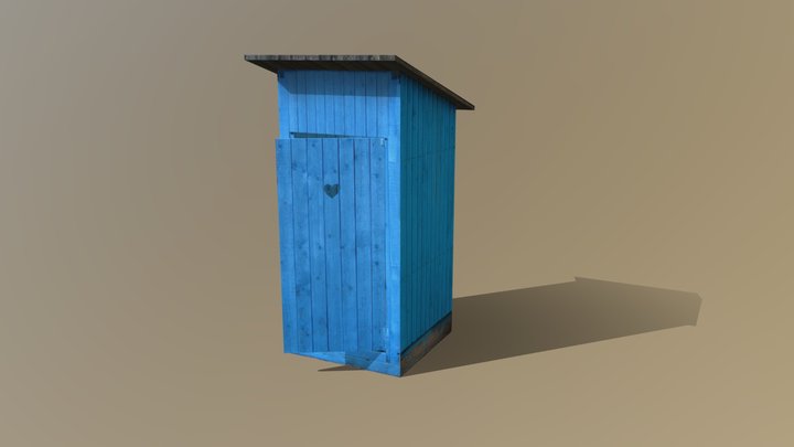 Blue WC 3D Model