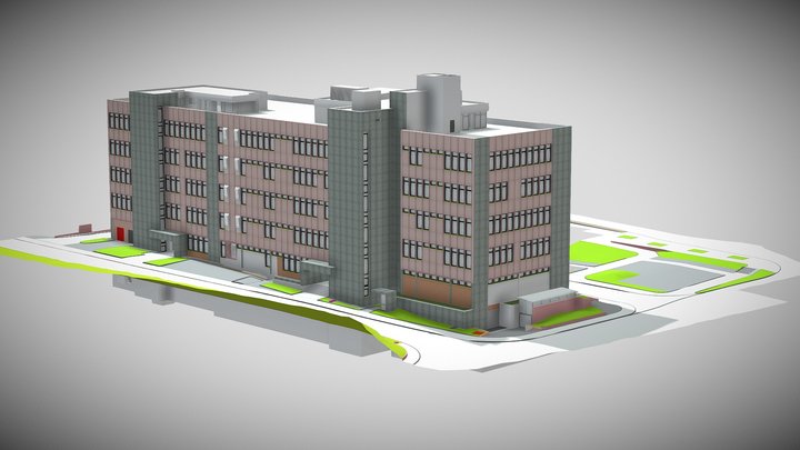 Wohn & Geschäftshaus 3D Model
