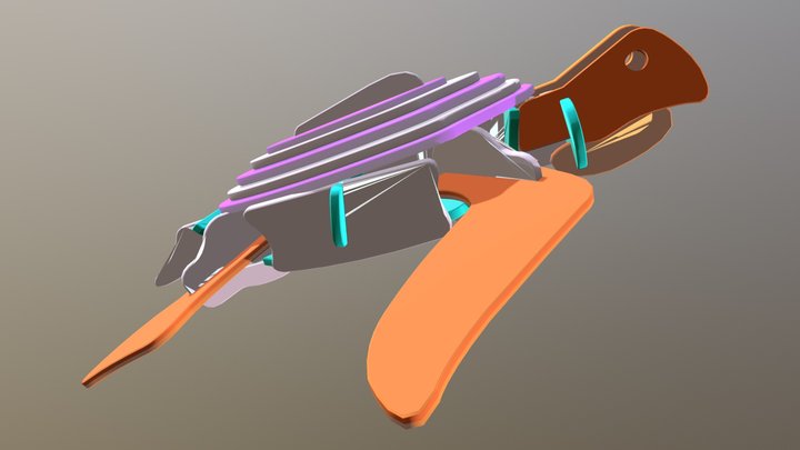 Solo tortuga 3D Model