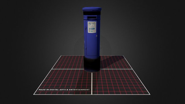 Airmail Box from Lisbon 3D Model