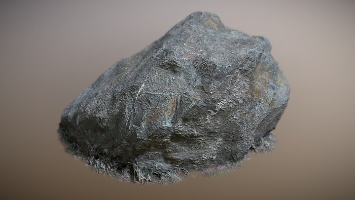 Big border stone 01 – Gratis 3D-model STL