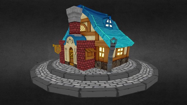 Weapon Shop 3D Model