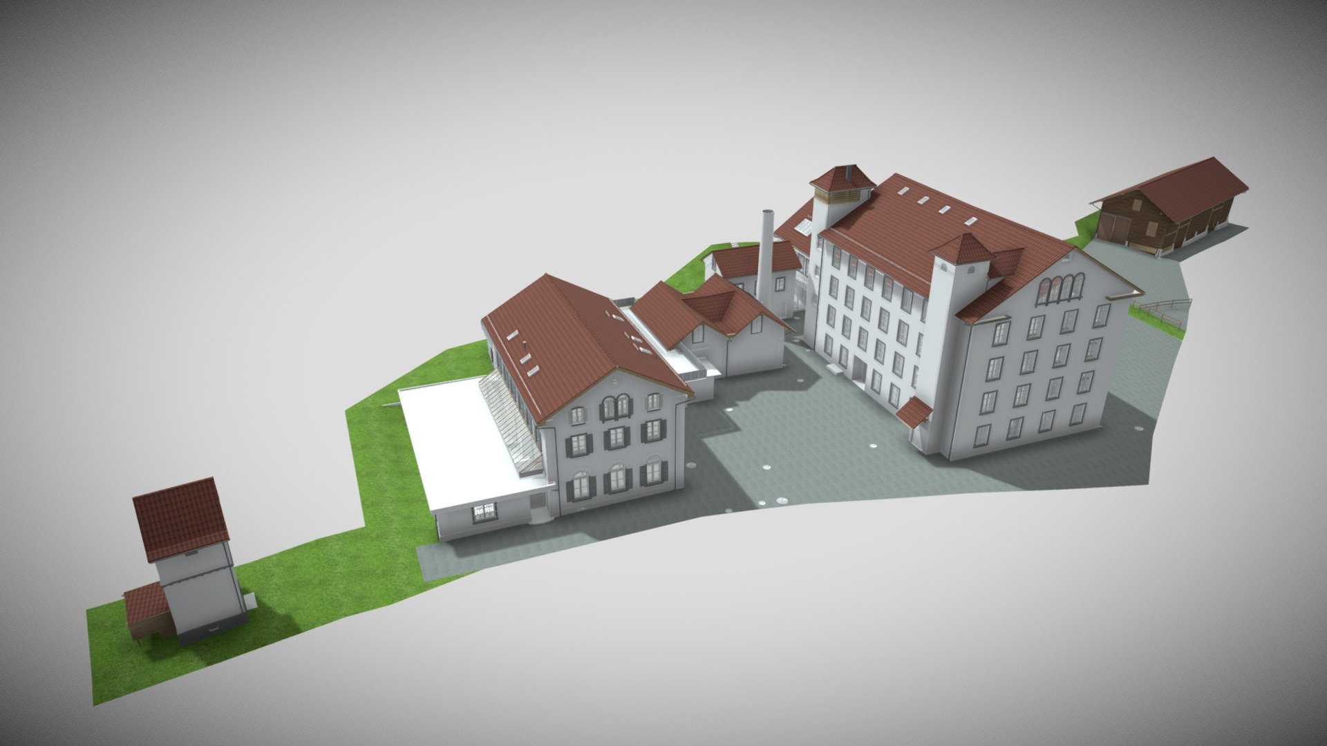 Bauma ZH, Fabrikensemble — Sketchfab embed 3D viewer