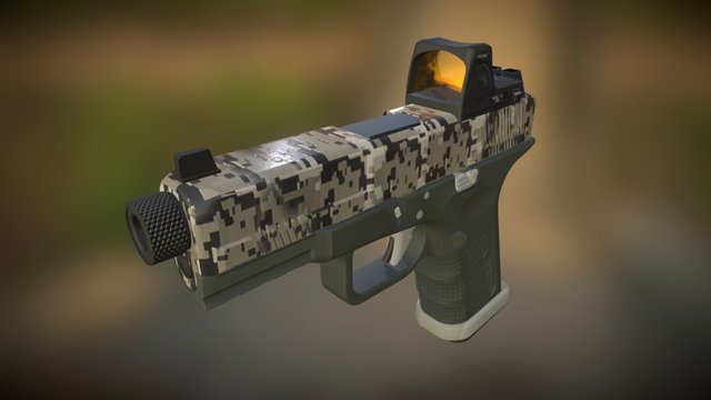 TWC OD Green - Digicam Slide 3D Model