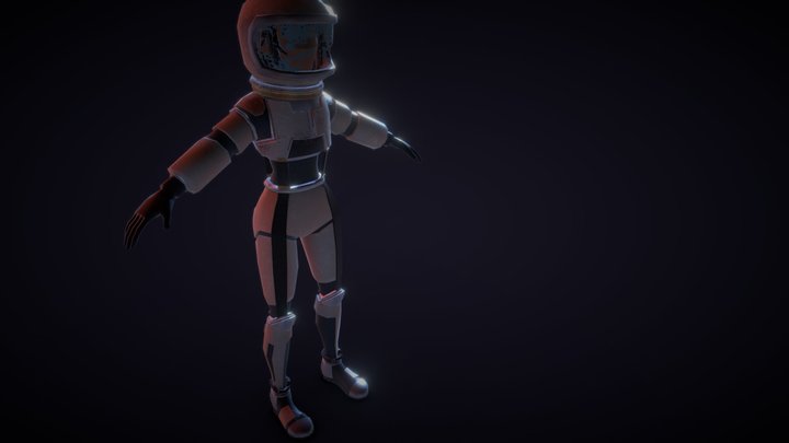 Ashen Style Astronaut – Modello 3D gratuito STL