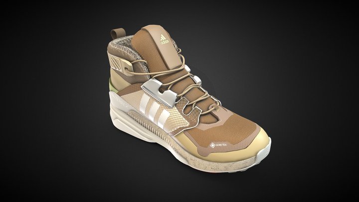 Adidas Terrex Shoes (Brown) 3D Model