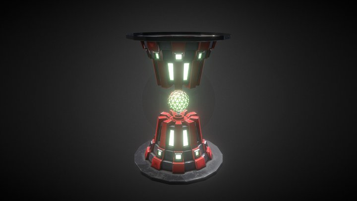 Crimson Core Reactor 3D Model