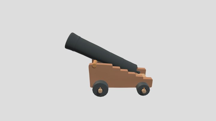 Cannon 2 3D Model