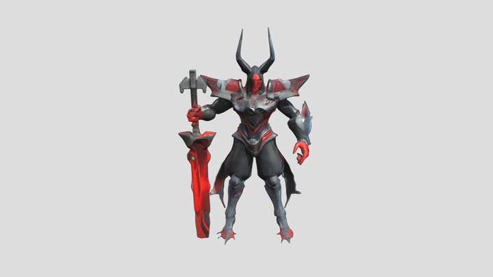 Doomblade Warrior - Argus Catastrophe 3D Model
