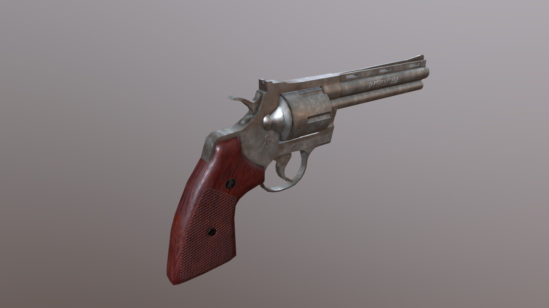 Python revolver - 3D model by Lucas (@LucasdeMaat) [f6a7d3a] - Sketchfab
