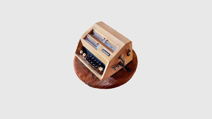 Vintage Calculator Vacit 3D Model