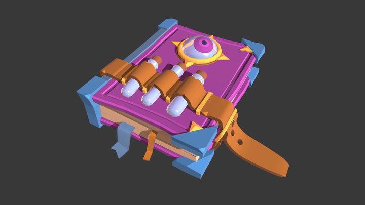 XYZ_Draft Punk_HW6_Magic Book 3D Model