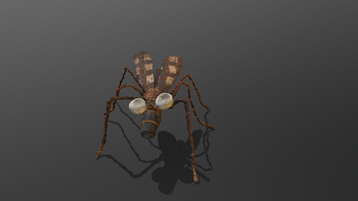Metal Mosquito 3D Model