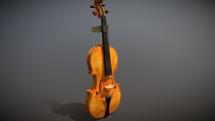 Original Stradivari from 1737 3D Model