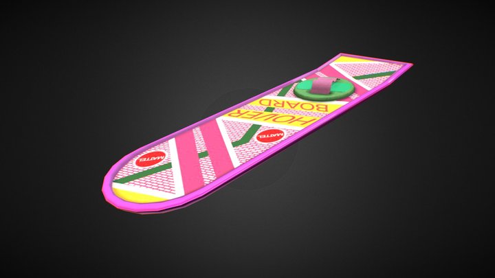 Back to the Future Hoverboard 3D Model