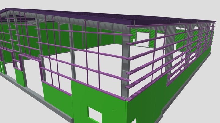 NZ Commercial Building 3D Model