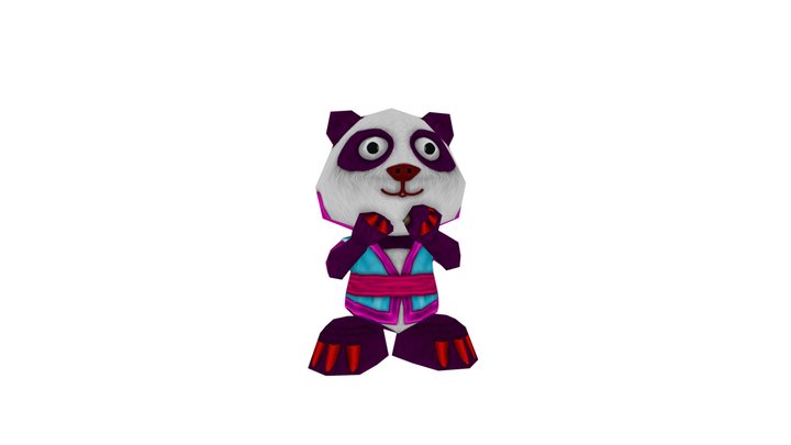 Toonpet - Panda 3D Model
