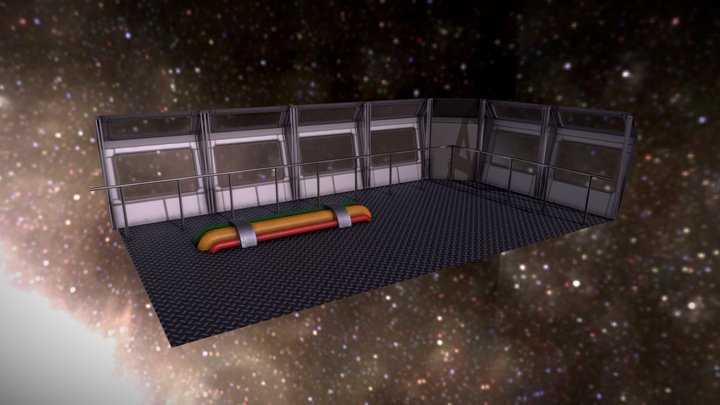 Sci-Fi Modular Assets 3D Model