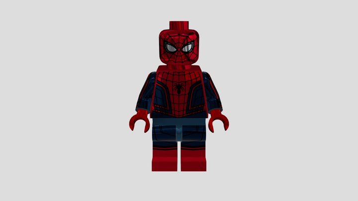 spider-man-homecoming-lego-model 3D Model