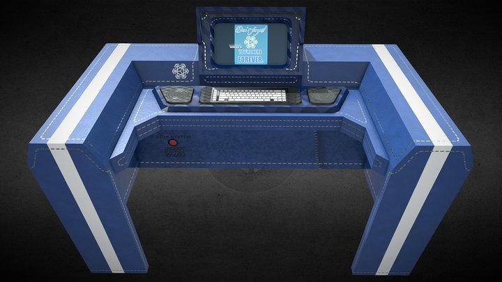 Corporation Computer 3D Model