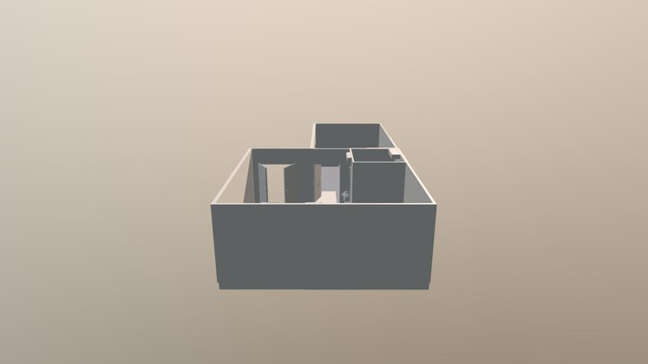 Cottage 3 Floor Plan 3D Model