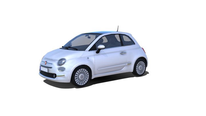 Fiat 500 v5 3D Model
