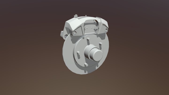 Disc Brake Drop 3D Model