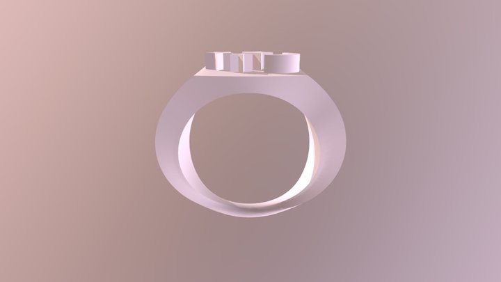 טבעת חותם 3D Model