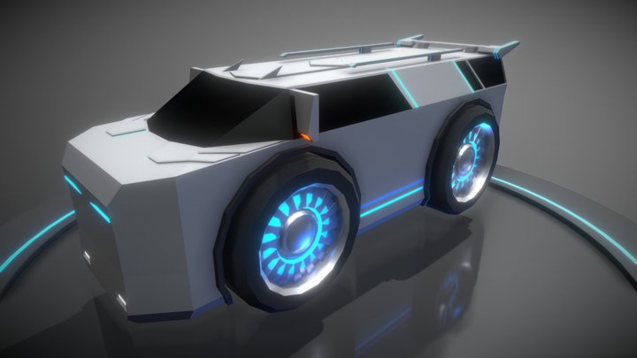 Sci-fi Mega Futuristic Bus [FREE] Download 3D Model