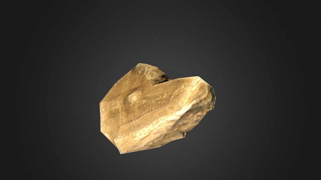 Low poly rock 2