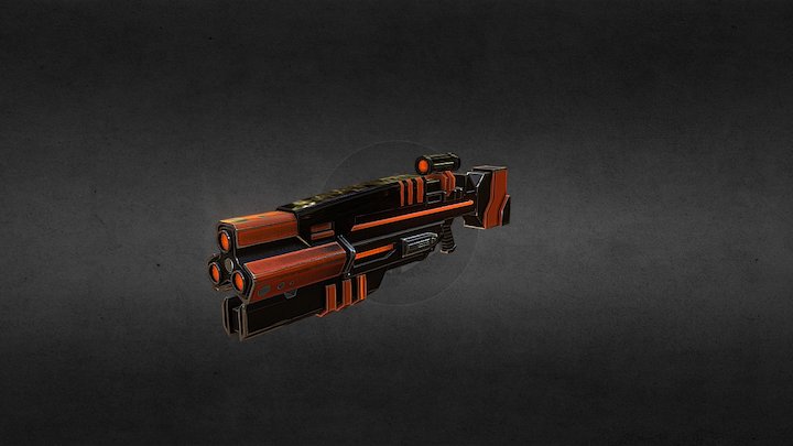 Gun Output 3D Model