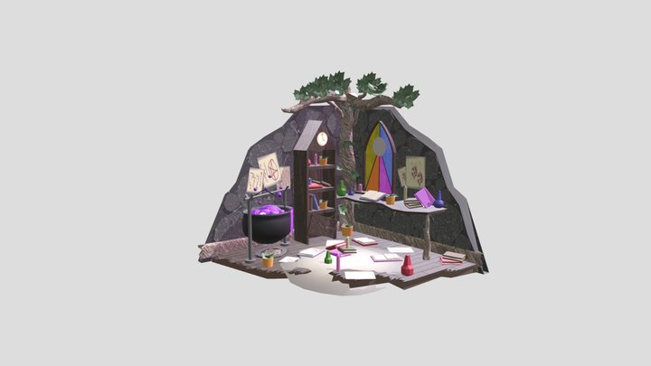 Witch's corner 3D Model