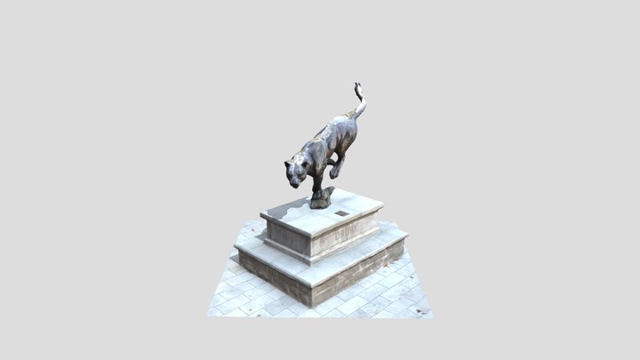 Drury University Panther at Panther Plaza 3D Model