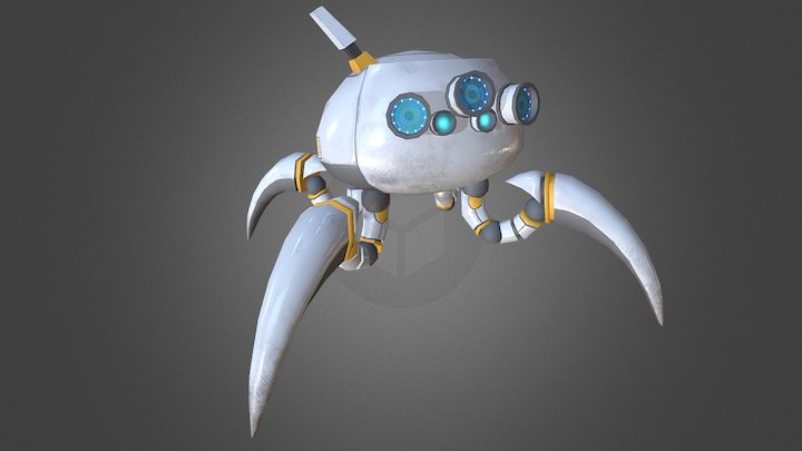 Drone Robot 3D Model