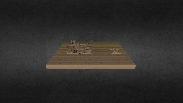 Ville du désert 3D Model