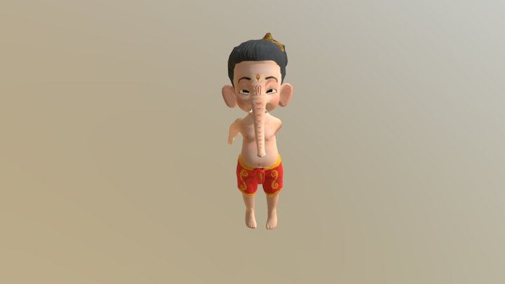 Ganesha 3D Model