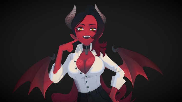 Demon Boss 3D Model