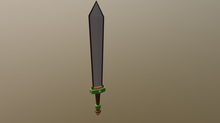 Sword From Tutorial 3D Model