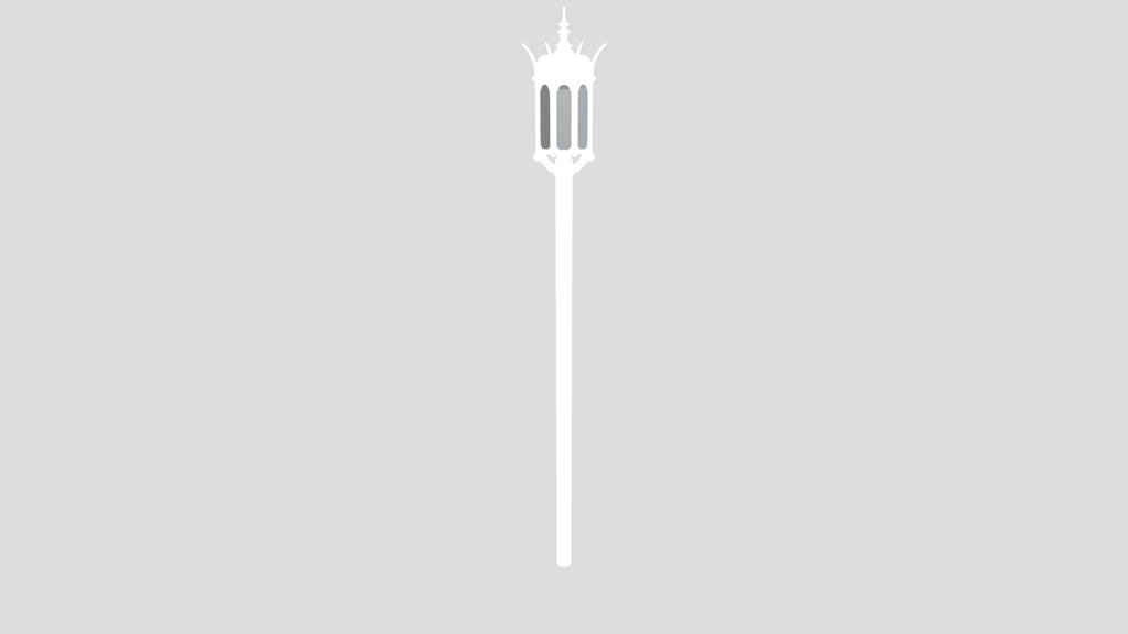 Lamp Al1593 On A Lamp Post