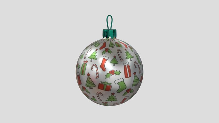 Christmas Baubles 3D Model