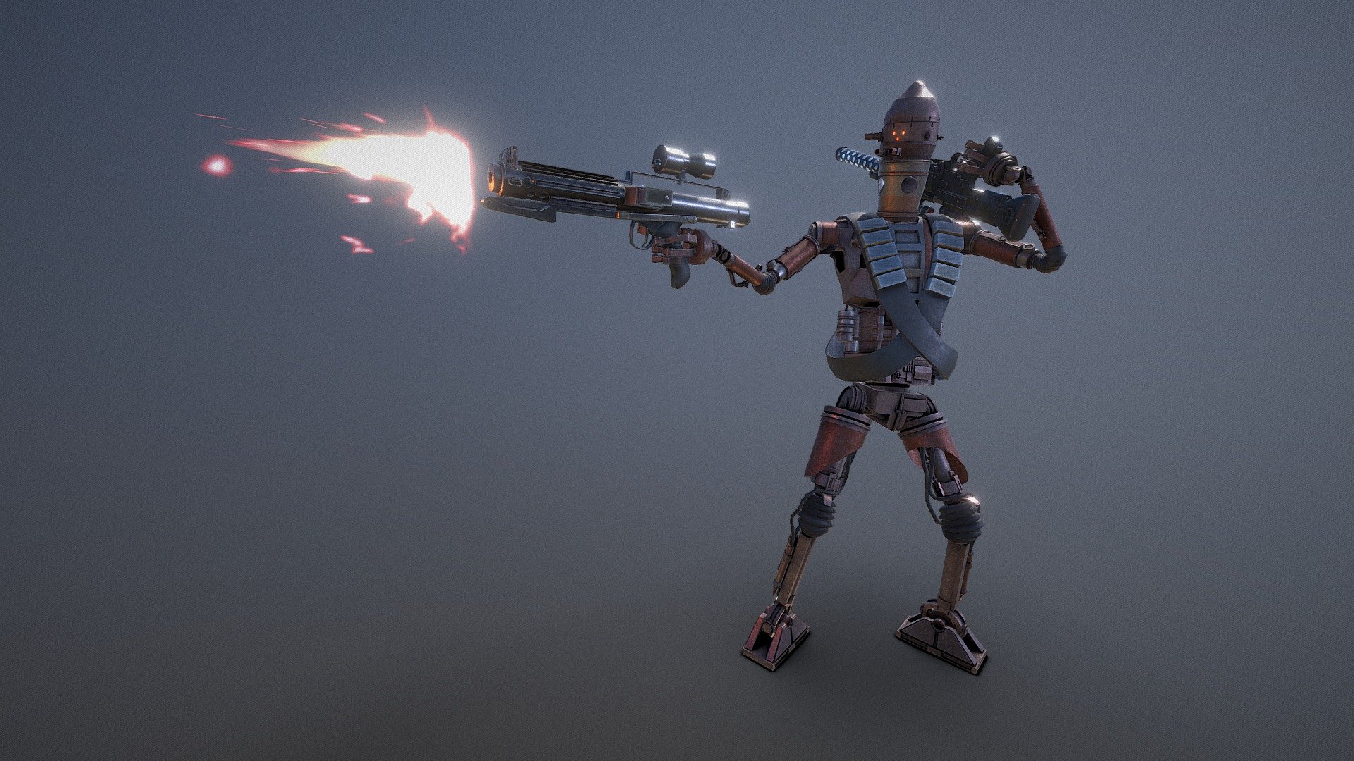 Eyegee Droid - Download Free 3D model by Urizel [f6b41f2] - Sketchfab