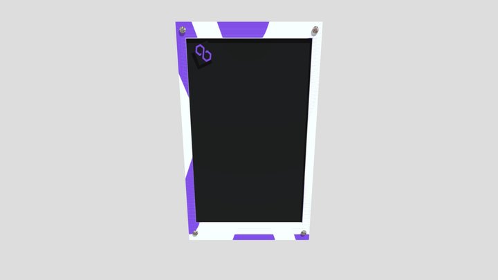 NFT Access Card - Polygon (Eth L2) Themed 3D Model
