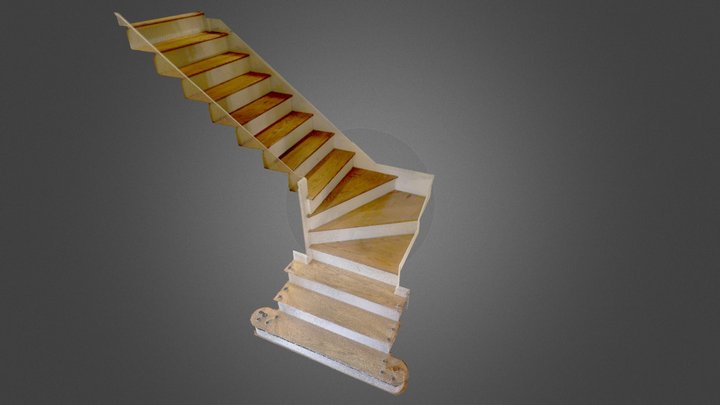 Stairs (Dot3D, DPI-XSR, 3mm decimation) 3D Model