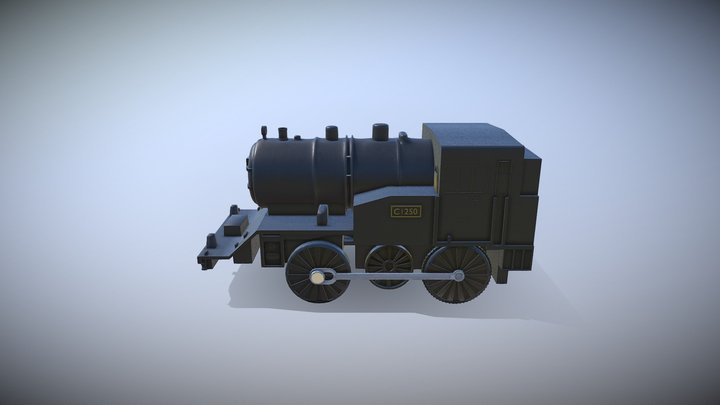 Toy Train 3D Model