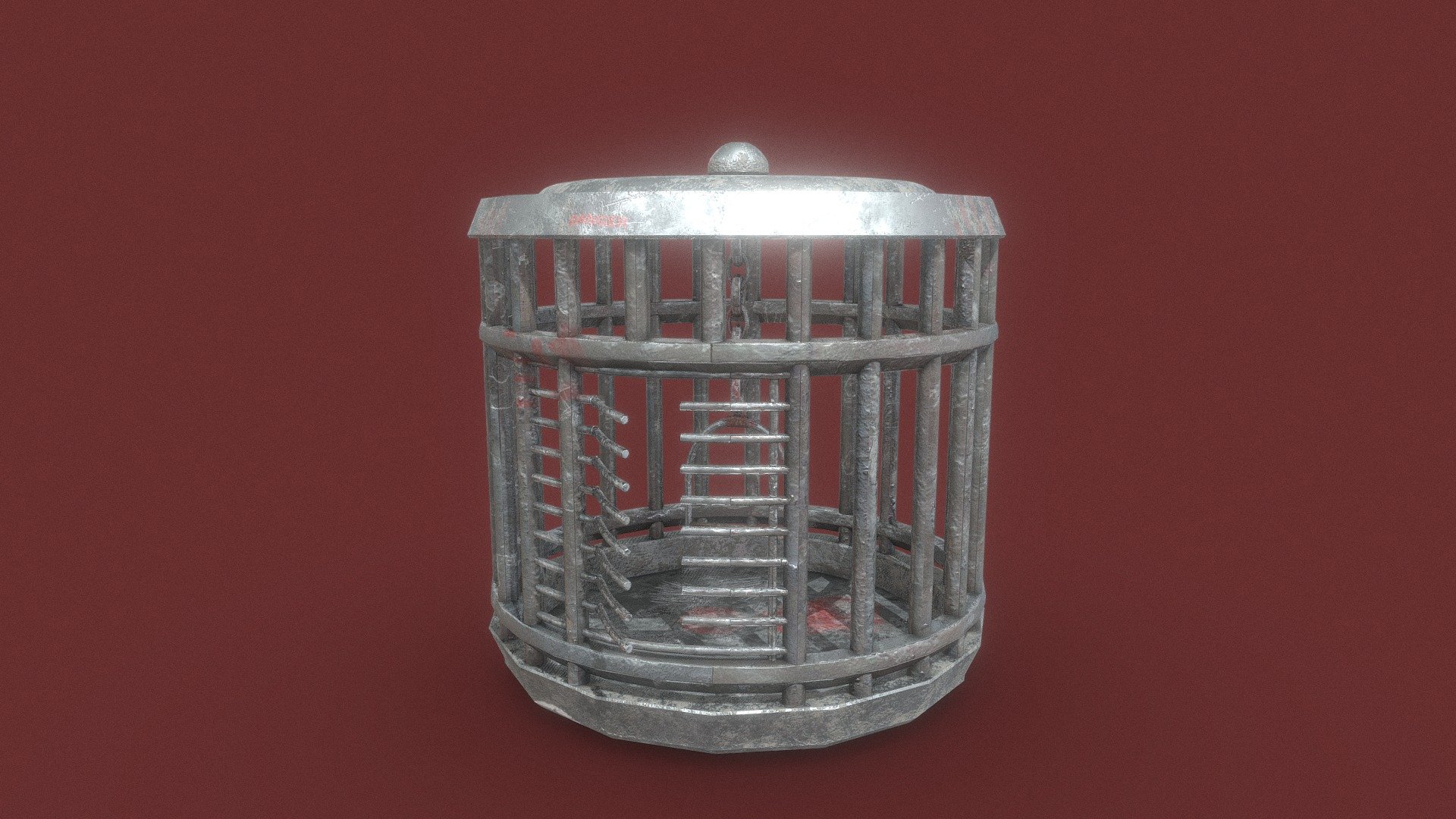 Cage Download Free 3D model by Bora Özakaltun (boraozakaltun