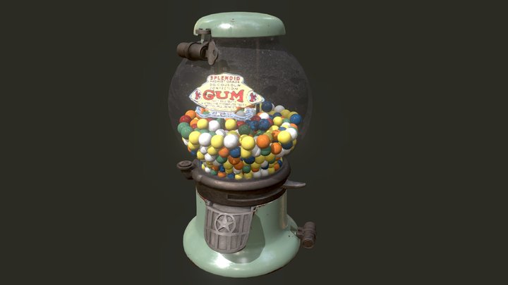 Gumball Machine 3D Model