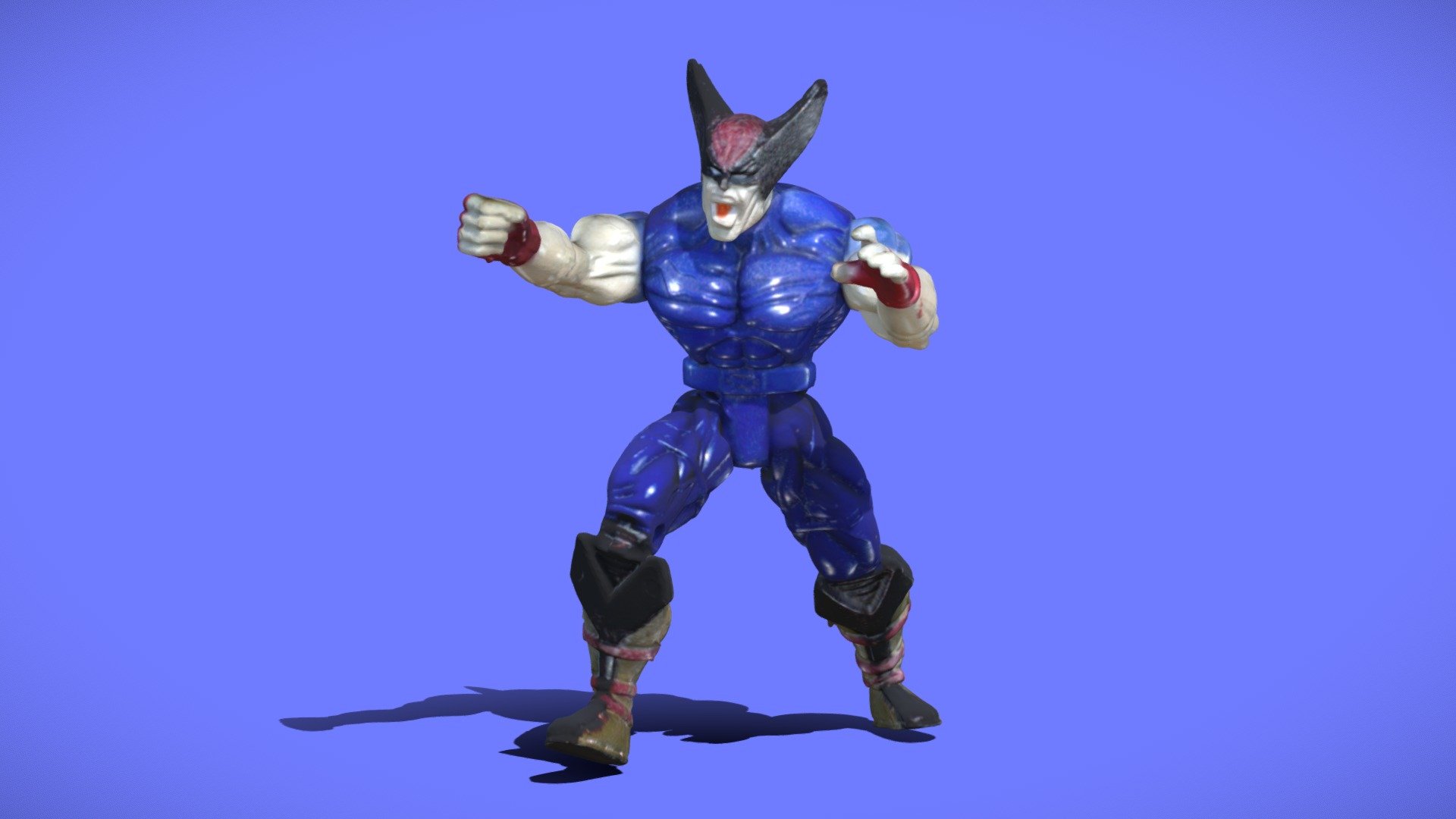 90s Figure Bootleg Wolverine - 3D SCAN